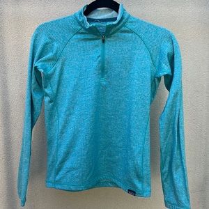Patagonia Size XL/14 Half - Zip Teal Base - Layer